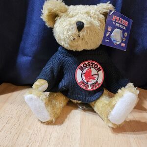 Boston Red Sox Plush Stuffed Teddy Bear in Sweater 8 inches high